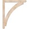 Ekena Millwork Thorton Craftsman Smooth Bracket, Douglas Fir, 3 1/2"W x 38"D x 46"H BKT04X38X46THR04SDF - alternate 2